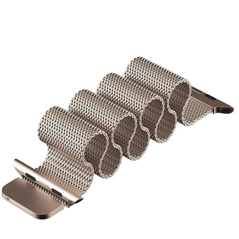 Set 2 curele pentru Apple Watch 38-41 mm, silicon si piele, negru roz deschis 5