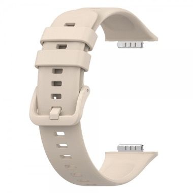 Set 2 curele silicon pentru Huawei Watch Fit 2, roz-alb si crem 4