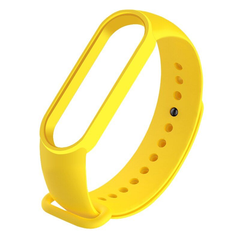 Set 2 curele silicon pentru Xiaomi Mi Band 5 si Mi Band 6, culoare foto-sensibila, transparent si transparent-mov 2
