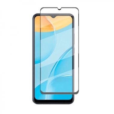 Set 2 in 1 husa antisoc cu inel si folie sticla ceramica pentru Oppo A31, albastru inchis 3