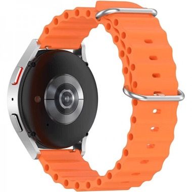 Set 3 curele 20 mm pentru Galaxy Watch 6, 5, 4, Watch GT si alte ceasuri, portocaliu, roz, starlight 5