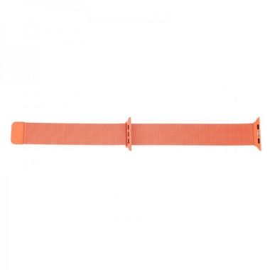Set 3 curele pentru Apple Watch 38-41 mm, silicon piele si otel inoxidabil, portocaliu albastru verde 4