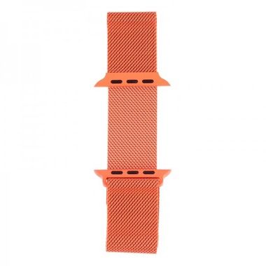 Set 3 curele pentru Apple Watch 38-41 mm, silicon piele si otel inoxidabil, portocaliu albastru verde 5