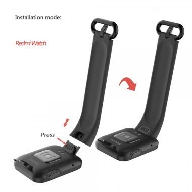 Set 3 curele silicon pentru Xiaomi Redmi Watch si Mi Watch Lite, negru, verde, albastru 5