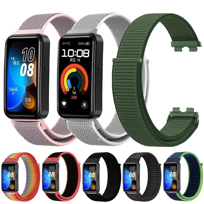 Set 3 curele sport silicon pentru Huawei Band 7, alb, roz, portocaliu
