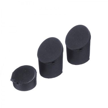 Set 3 dopuri cauciuc protectie aripa spate trotineta Xiaomi M365, M365 Pro, 1S, negru 3