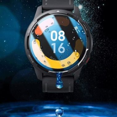 Set 3 folii de protectie din sticla securizata pentru Xiaomi Watch S1, transparente 5