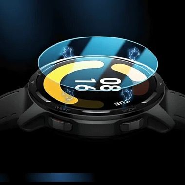 Set 3 folii de protectie din sticla securizata pentru Xiaomi Watch S1 Active, transparente 2