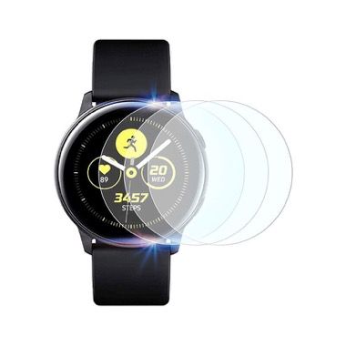 Set 3 folii de protectie hidrogel pentru Samsung Galaxy Watch Active 2, 44 mm, transparente 4