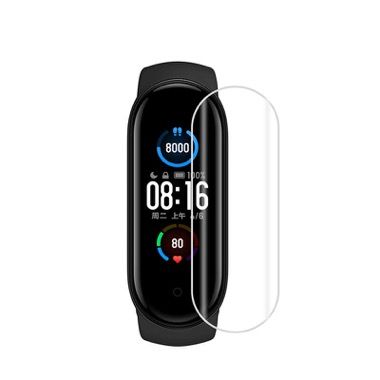 Set 3 folii de protectie hidrogel pentru Xiaomi Mi Band 6, transparente 2