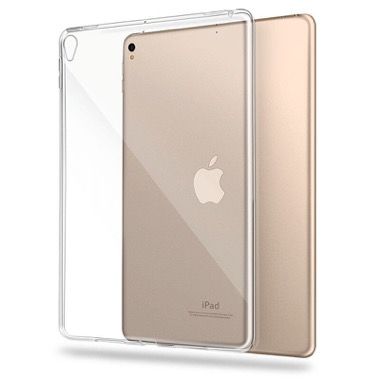 Set 3 in 1 husa carte, husa silicon si folie ecran pentru iPad Pro 10.5 si Air 3, gri 2