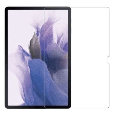 Set 3 in 1 husa carte, husa silicon si folie ecran pentru Samsung Galaxy Tab S7 FE si S7 Plus 12.4, negru 3