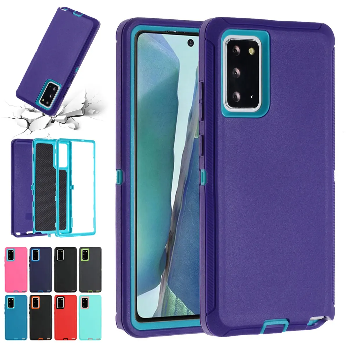 Set 3 in 1 pentru Samsung Galaxy Tab A8 10.5, husa carte, husa silicon si folie ecran, negru