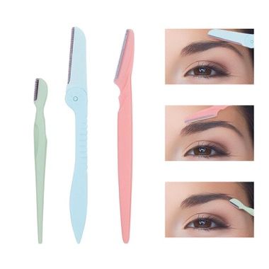 Set 3 lame trimmer Ducare pentru sprancene, mustata si par facial 2
