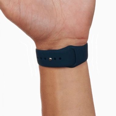 Set 4 curele silicon pentru Apple Watch 42/44/45/49 mm, negru, gri, albastru inchis, nuca 4