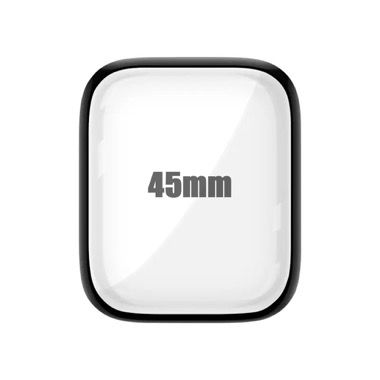 Set 5 folii de protectie pentru Apple Watch 45 mm, hidrogel si 3D fibra de sticla 5