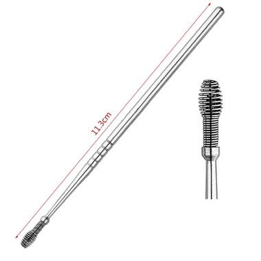 Set 7 instrumente inox pentru igiena urechilor, cu periuta si cutie 5
