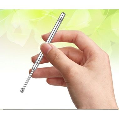 Set 7 instrumente inox pentru igiena urechilor, cu periuta si cutie 8
