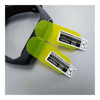 Set curea silicon si 2 folii hidrogel pentru Xiaomi Mi Band 7, mov 4