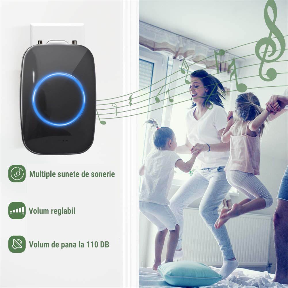 Sonerie fără fir Wireless Techstar, 300m | 60 Melodii 11