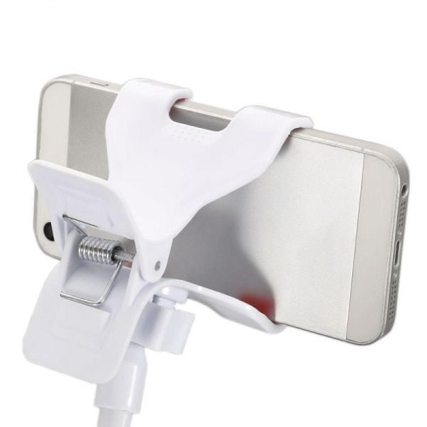 Suport flexibil pentru telefon, rotatie 360 grade, cu clips de birou, negru 2