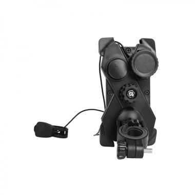 Suport telefon cu claxon fixare ghidon rotire 360 trotineta, bicicleta, carucior, roz 5