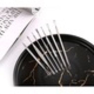 Trusa 9 instrumente din inox pentru puncte negre si comedoane, cu pouch, negru 4