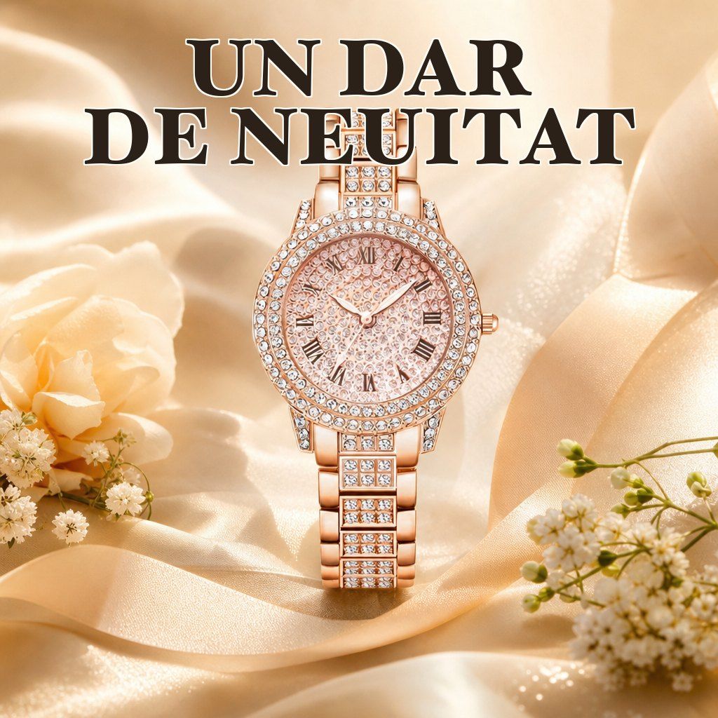 Ceas Elegant cu Pietre Rare 5