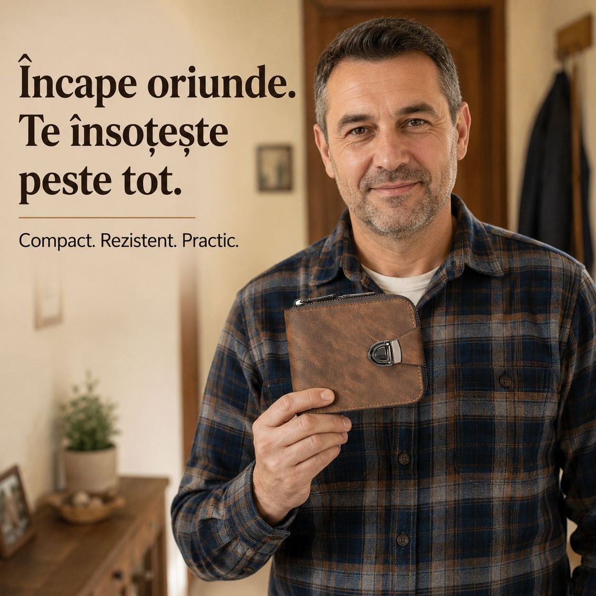 Portofel Barbatesc cu Design Business si Compartimentare Inteligenta 3
