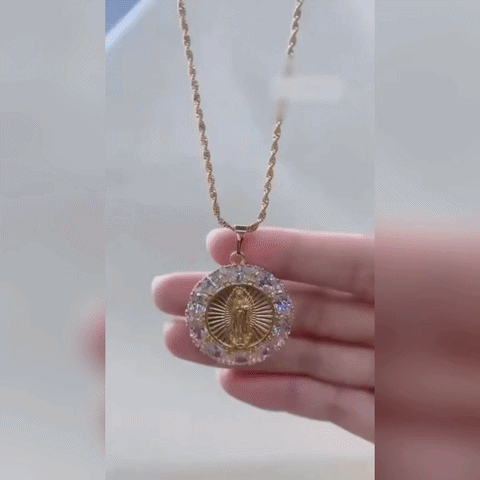 Rozariu Elegant Sfintit cu Fecioara Maria