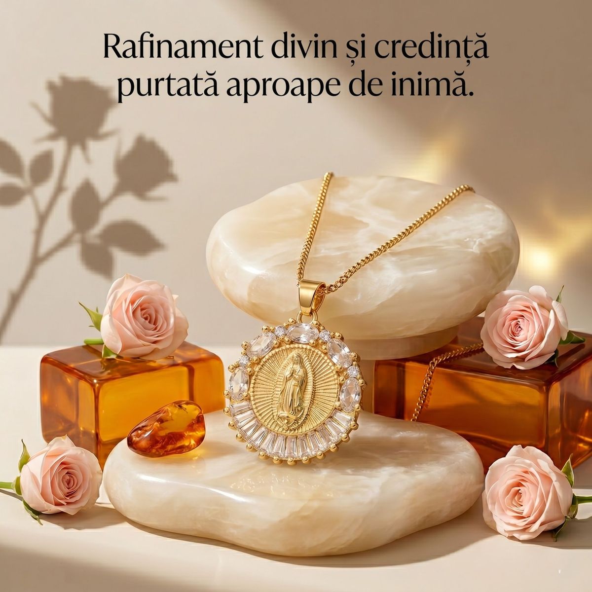 Rozariu Elegant Sfintit cu Fecioara Maria 2