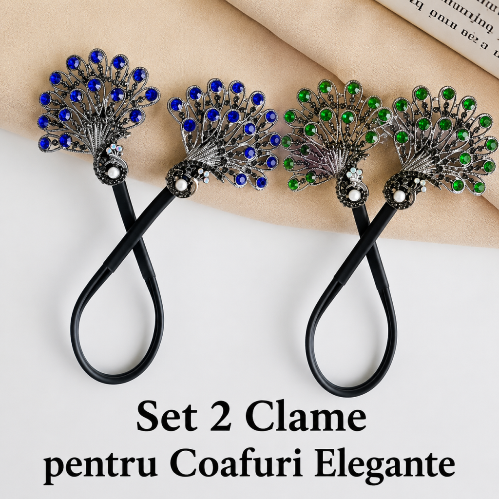 Set 2 Clame pentru Coafuri Elegante