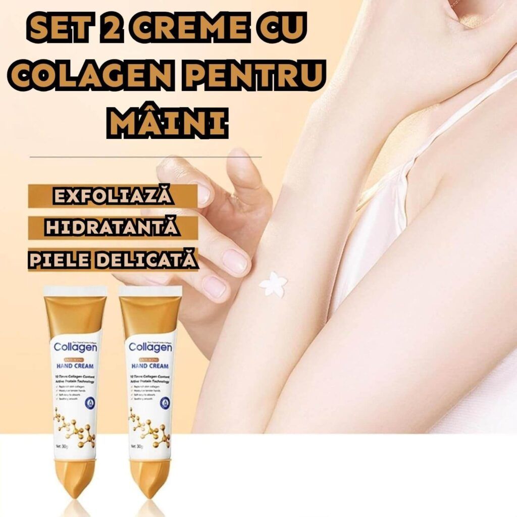 Set 2 Creme cu Colagen pentru Maini 5