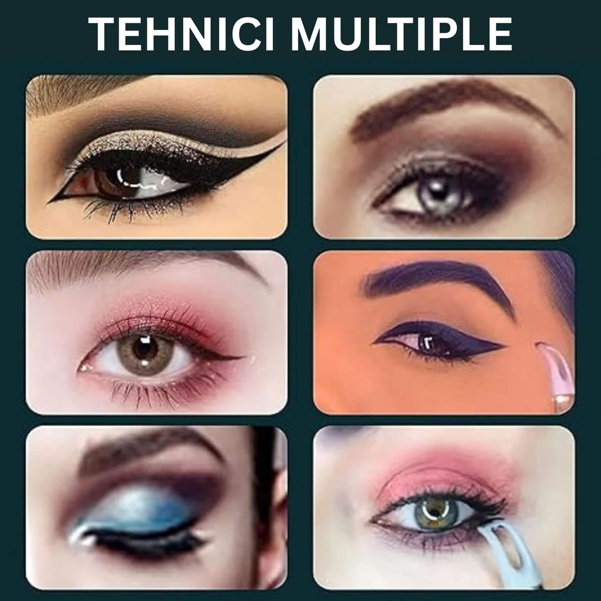 Aplicator Eyeliner cu Tus pentru Ochi 3
