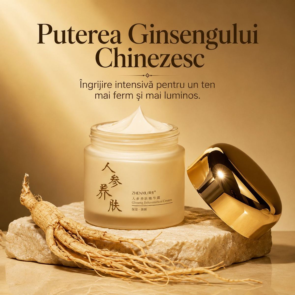 Crema Anti Rid cu Esenta de Ginseng Chinezesc 2