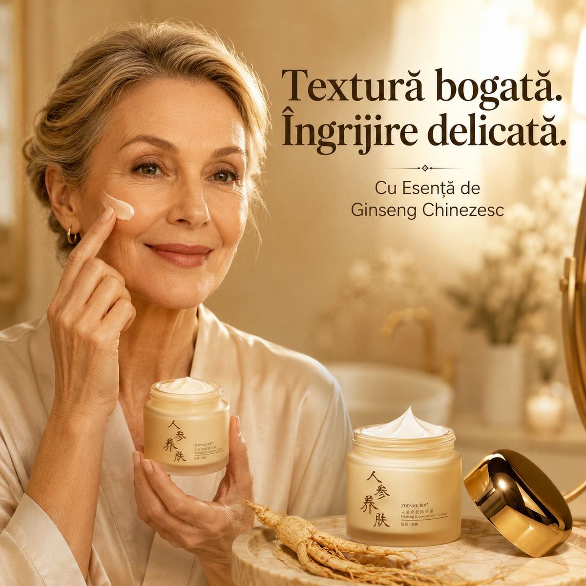 Crema Anti Rid cu Esenta de Ginseng Chinezesc 3