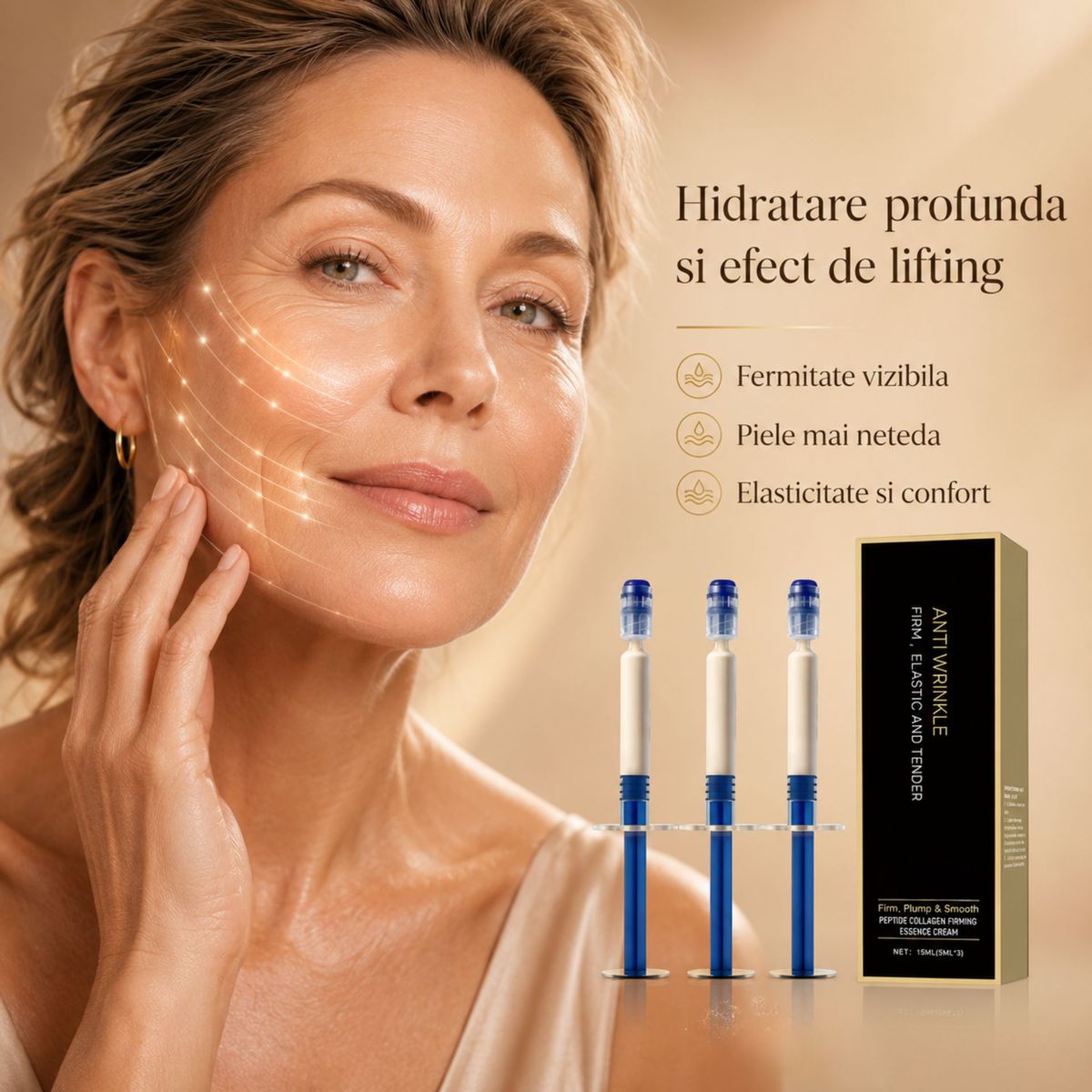 Crema cu Acid Hialuronic Micro-Molecular Anti-Rid 3