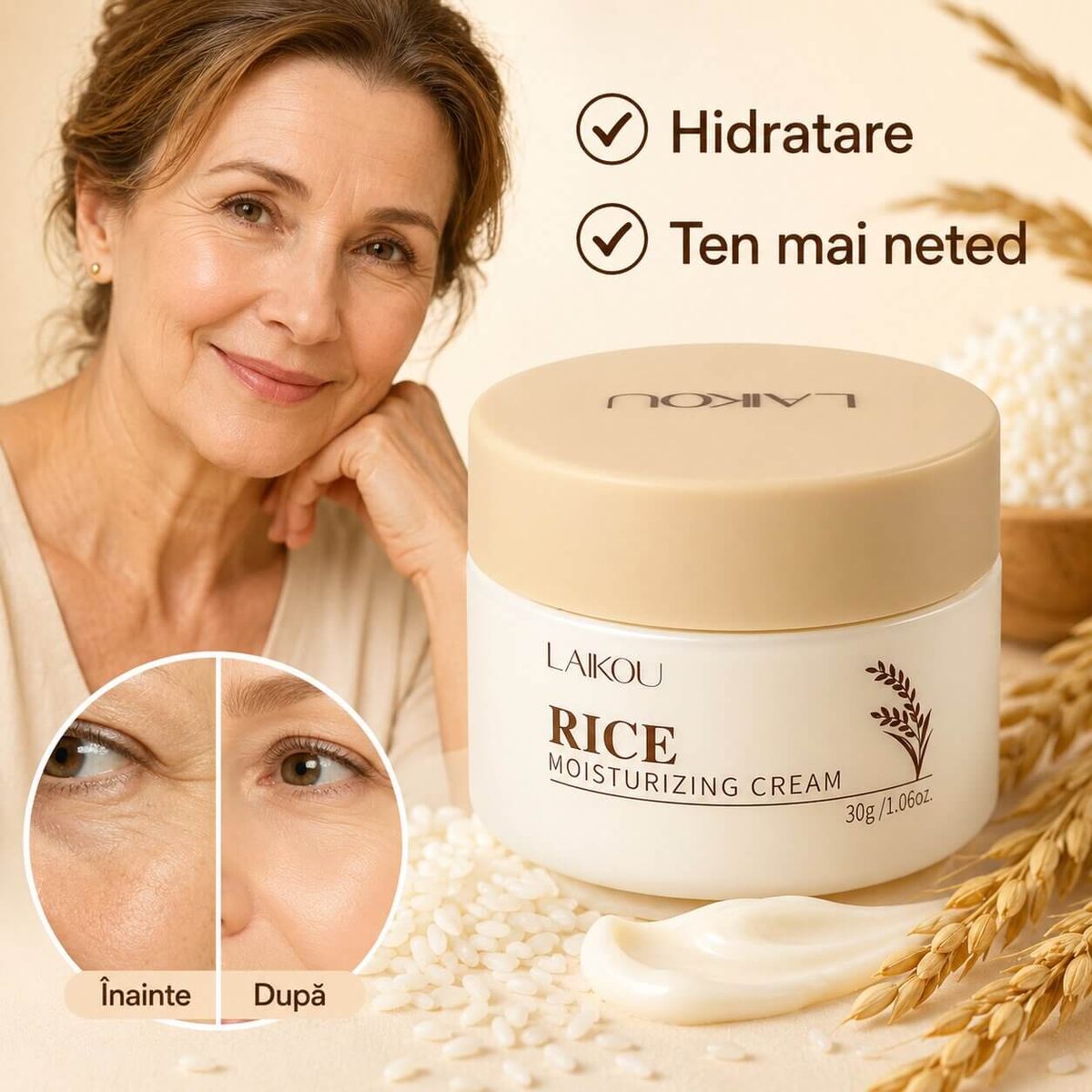 Crema cu Orez pentru Ten Luminos 2