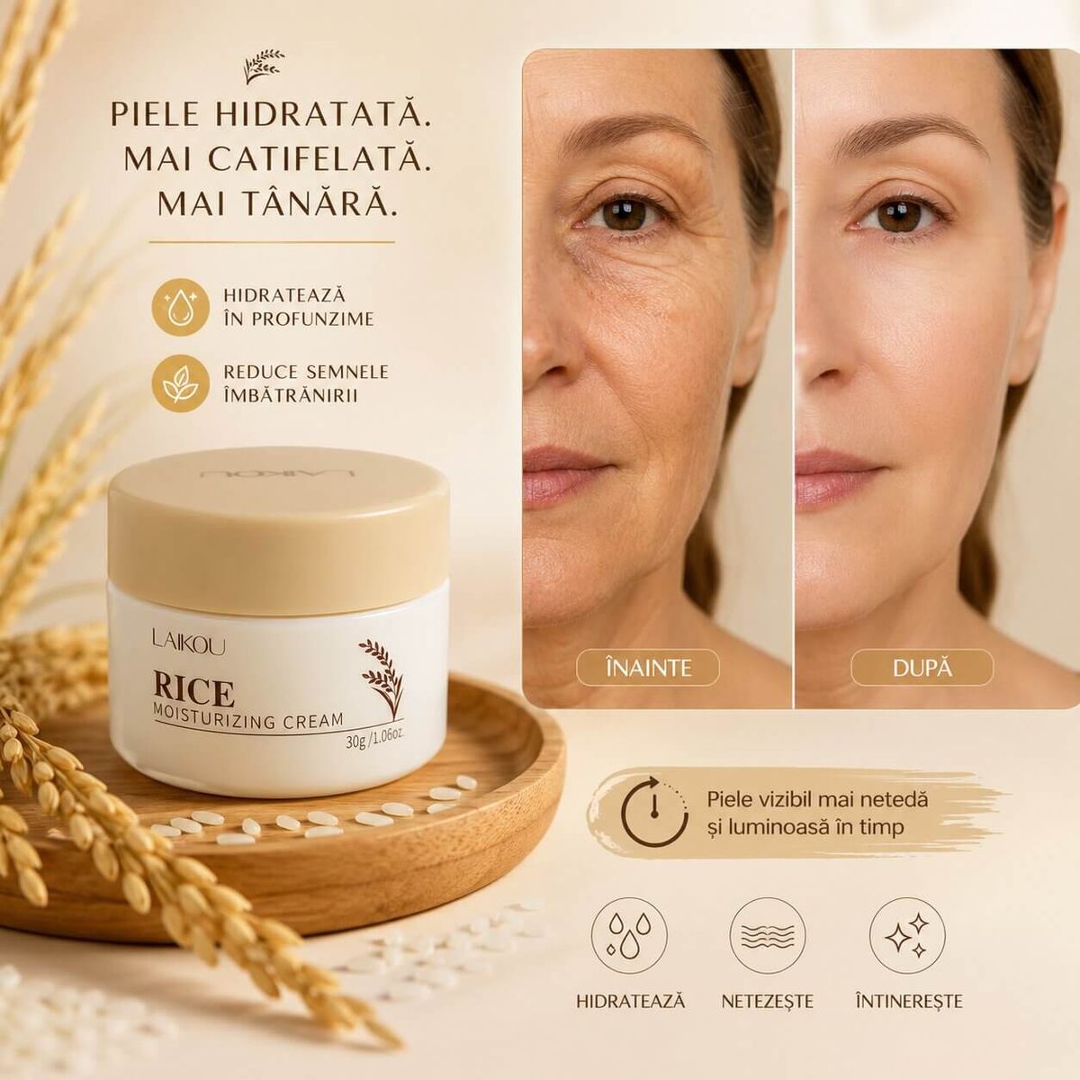 Crema cu Orez pentru Ten Luminos 3