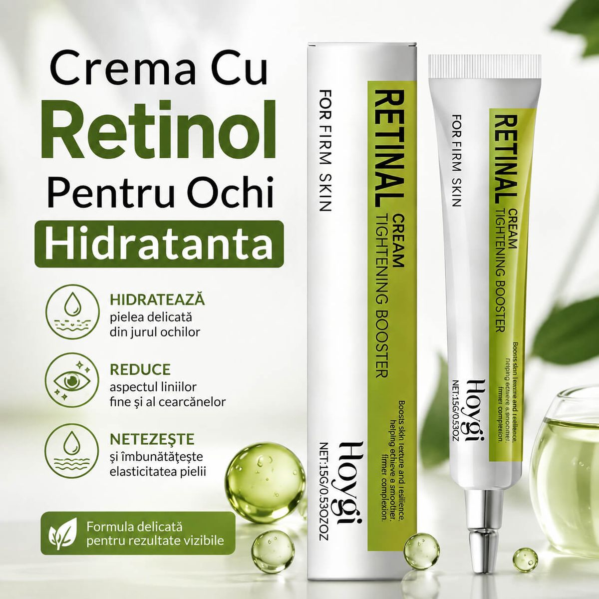 HIDRATARE PENTRU ZONA DELICATĂ A OCHILOR