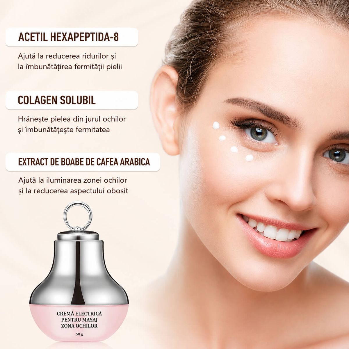 Crema pentru Cearcane cu Aplicator Electric 5