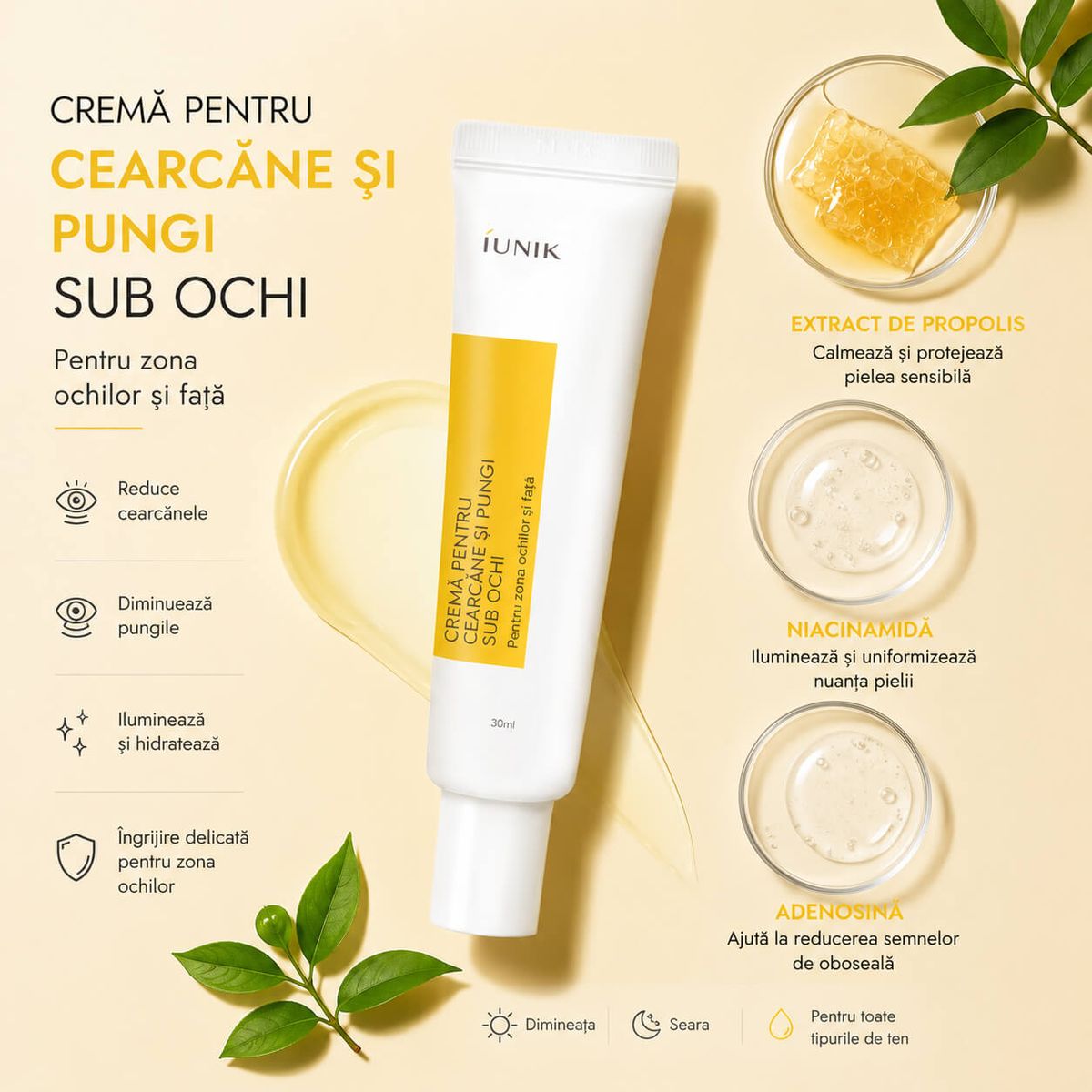 Crema pentru Cearcane si Pungi Sub Ochi 3