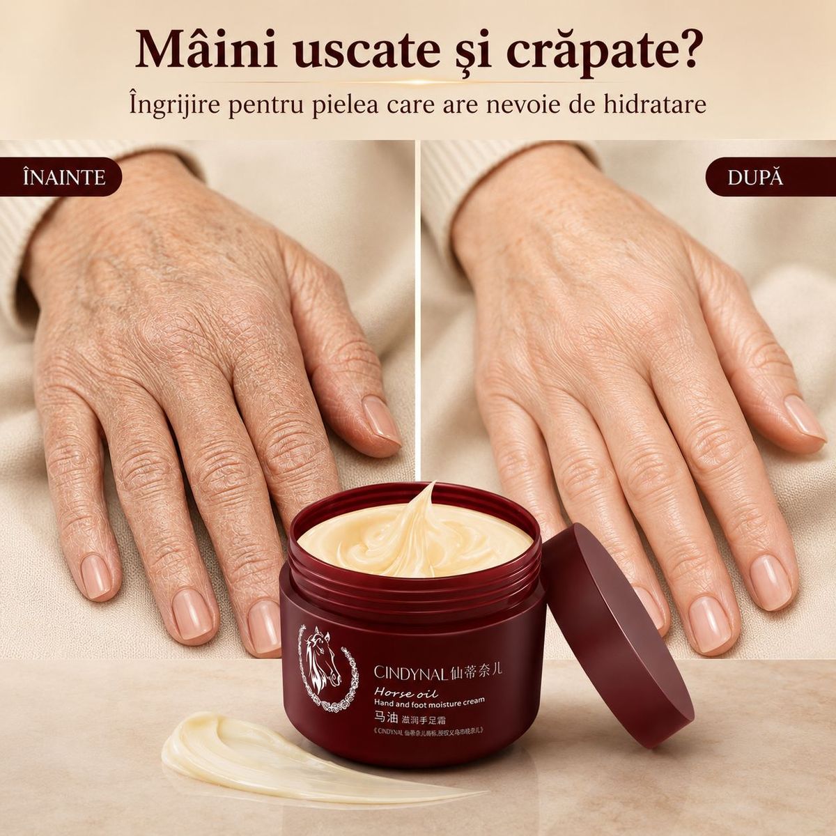 ÎNGRIJIRE DELICATĂ PENTRU MÂINI
