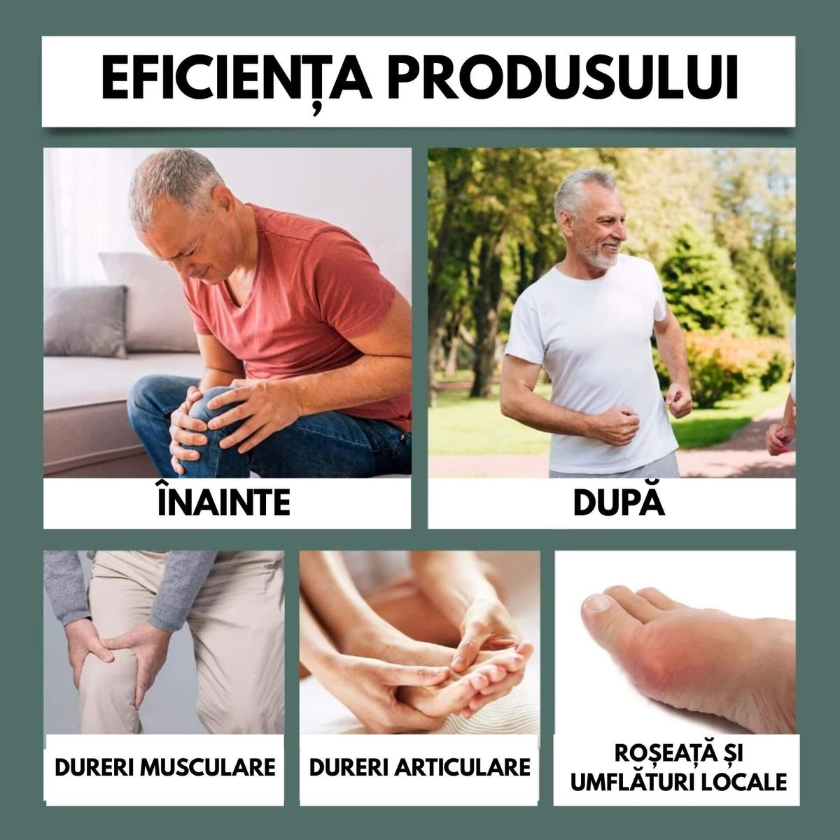 APLICARE UȘOARĂ DIRECT PE ARTICULAȚII