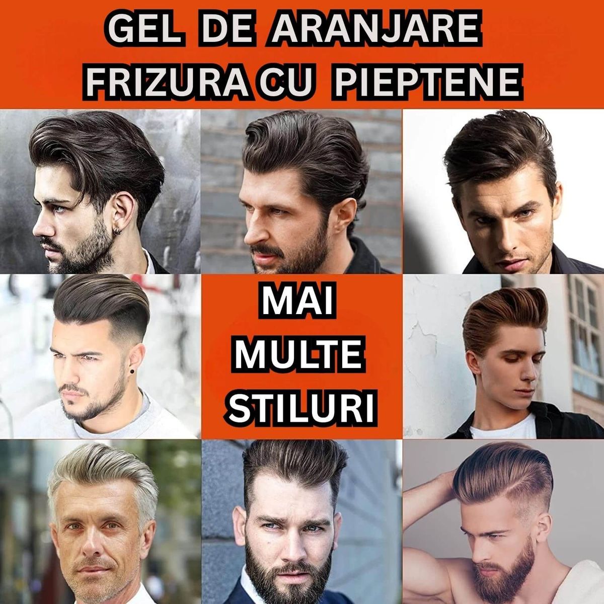 Gel de Aranjare Frizura cu Pieptene 3