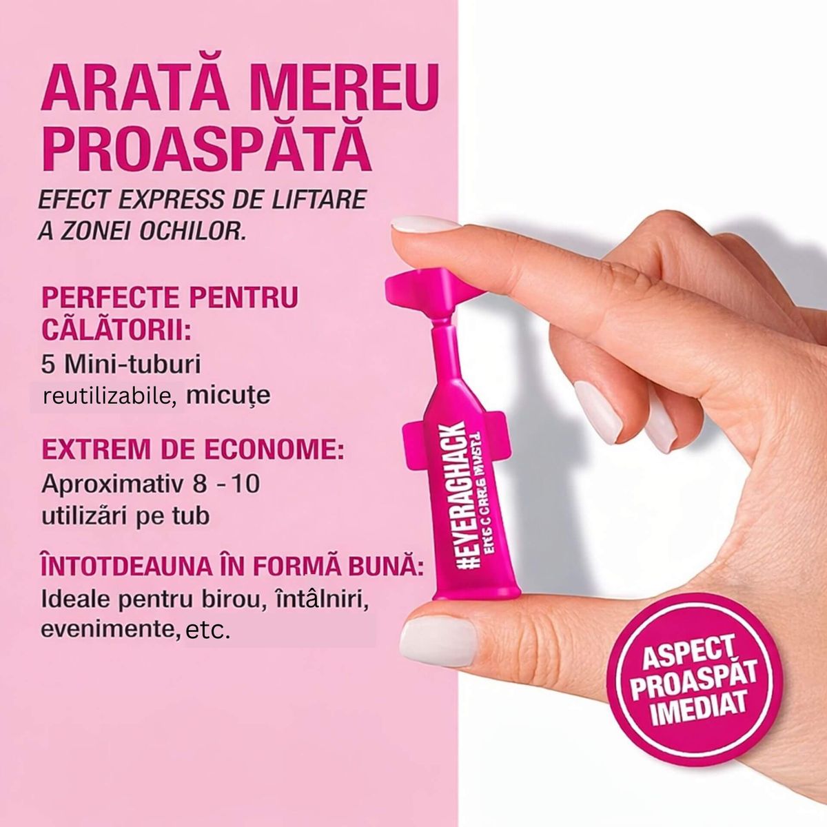 Set 5 Geluri pentru Reducerea Pungilor de Sub Ochi 5