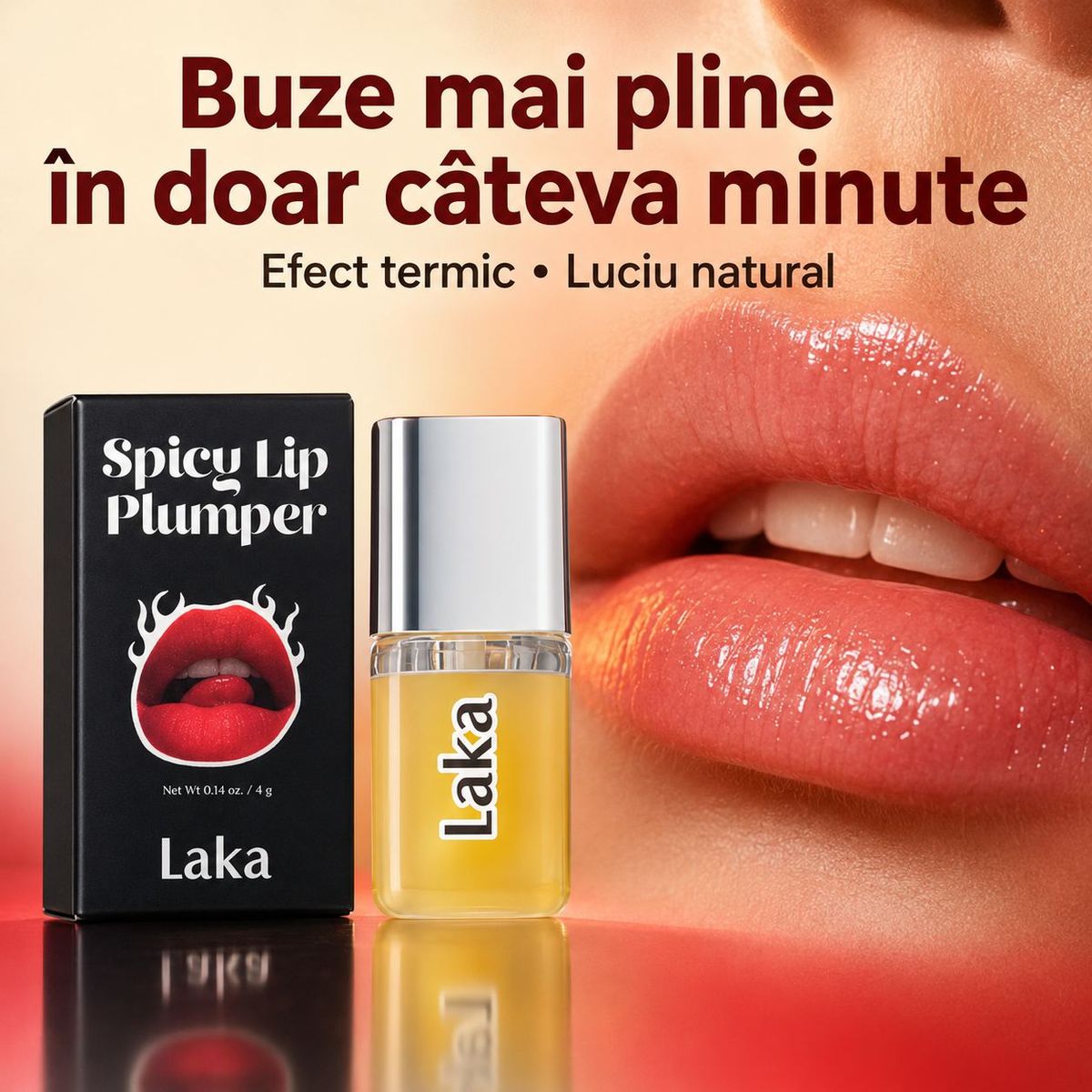 Lip Plumper cu Efect Termic pentru Buze Voluminoase 2