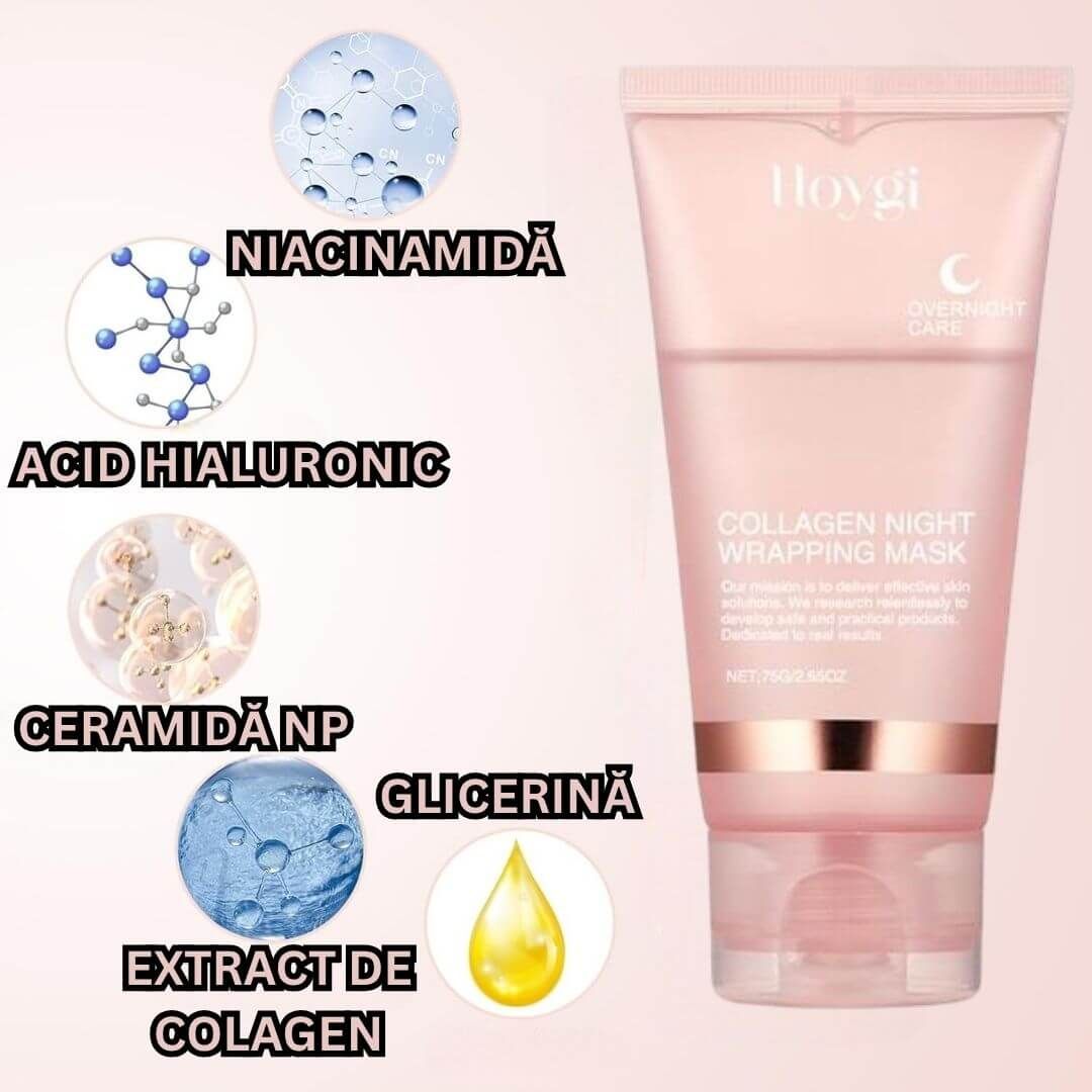Masca cu Colagen pentru Noapte + Pensula CADOU 5