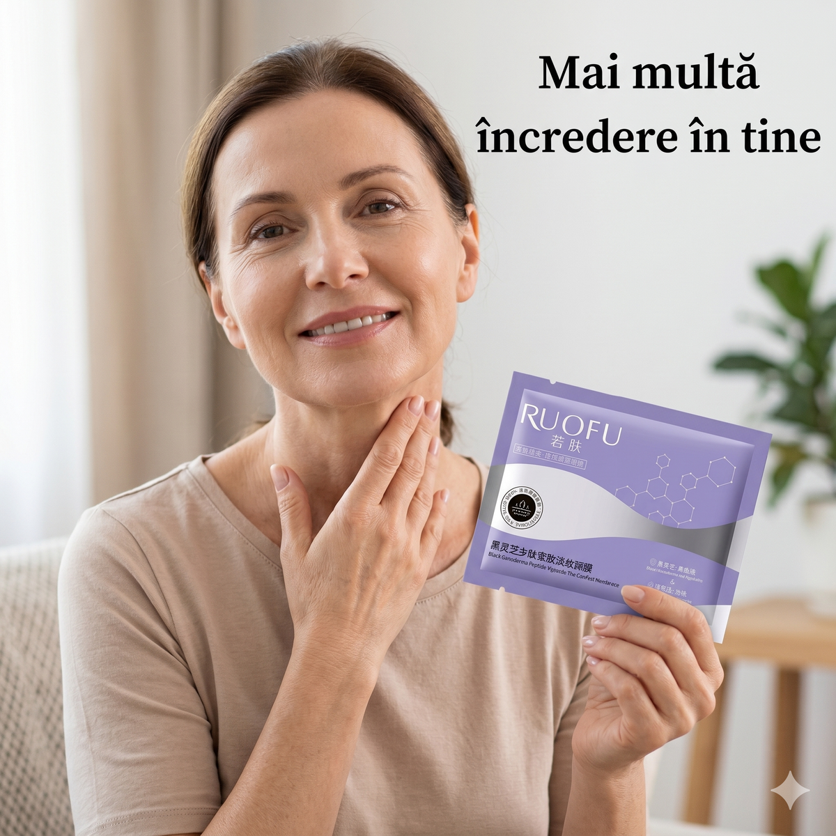 Masca pentru Gat cu Ganoderma pentru Lifting si Efect Anti Aging 5