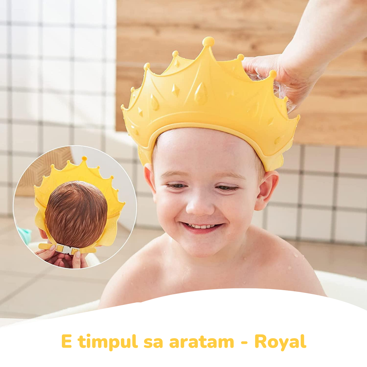 Pălărie de Duș pentru copii - Royal 👑 4